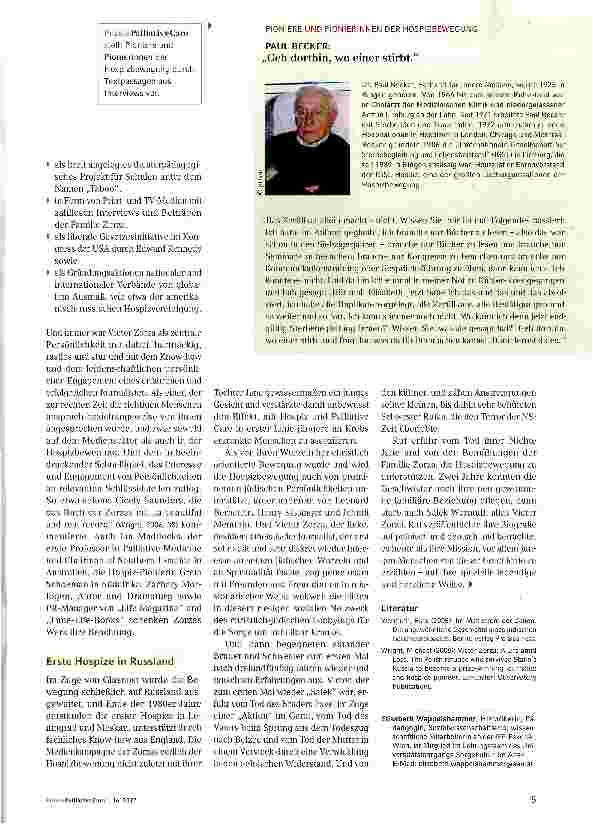 Vorschauseite 2: Vom Sterben berichten
