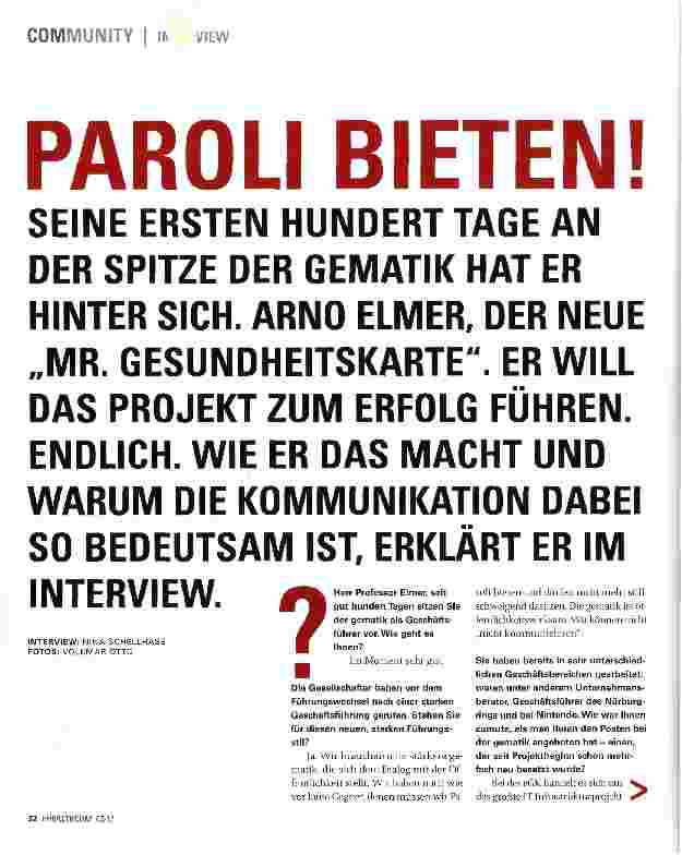Vorschauseite 1: PAROLI BIETEN!