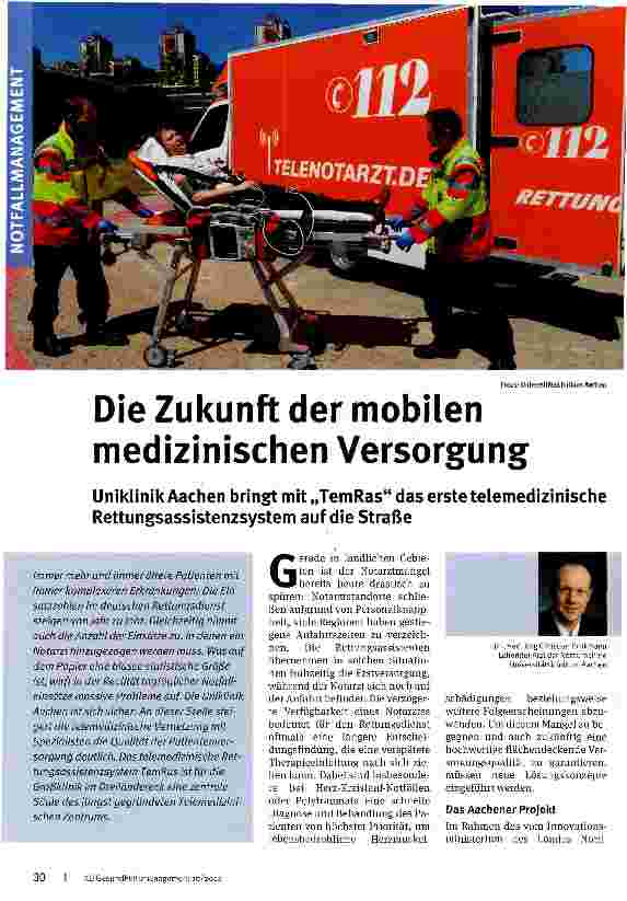 Vorschauseite 1: Die Zukunft der mobilen medizinischen Versorgung