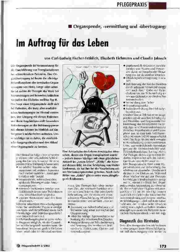 Vorschauseite 1: Im Auftrag für das Leben