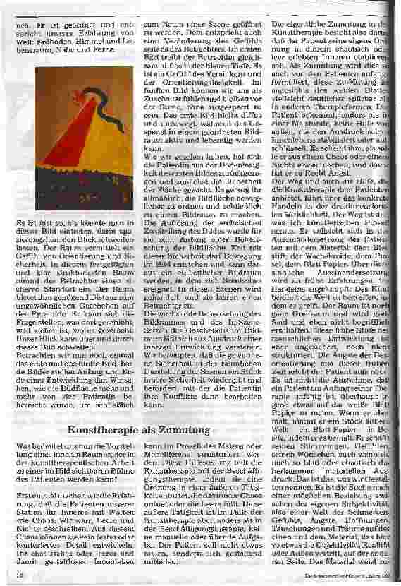Vorschauseite 3: Suche nach eigenen Bildern Kunsttherapeutische Arbeit in der Psychosomatik