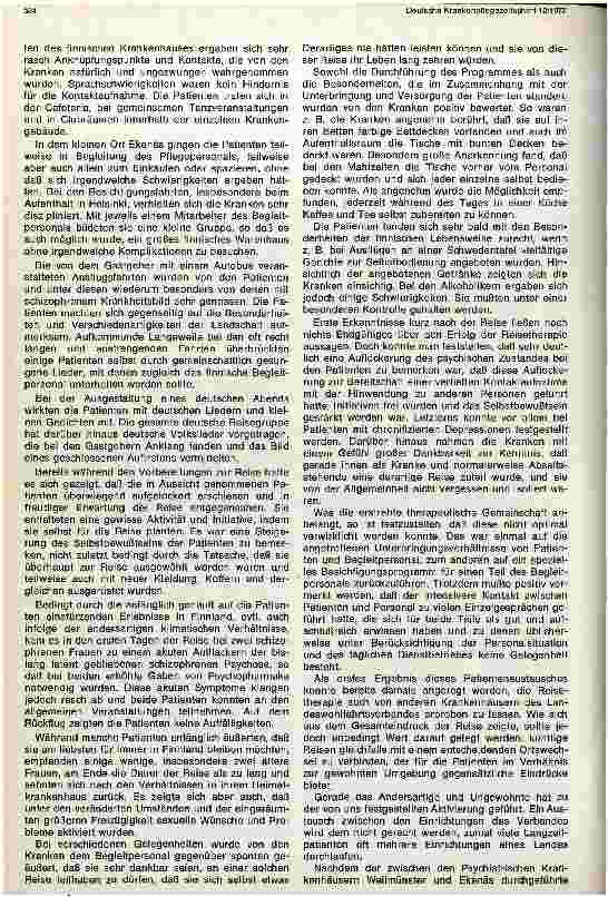 Vorschauseite 3: Reisetherapie Ein Erfahrungsbericht