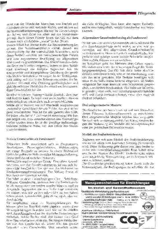Vorschauseite 5: Menschenwürdige Pflege - Der Beitrag des Verfassungsrechts