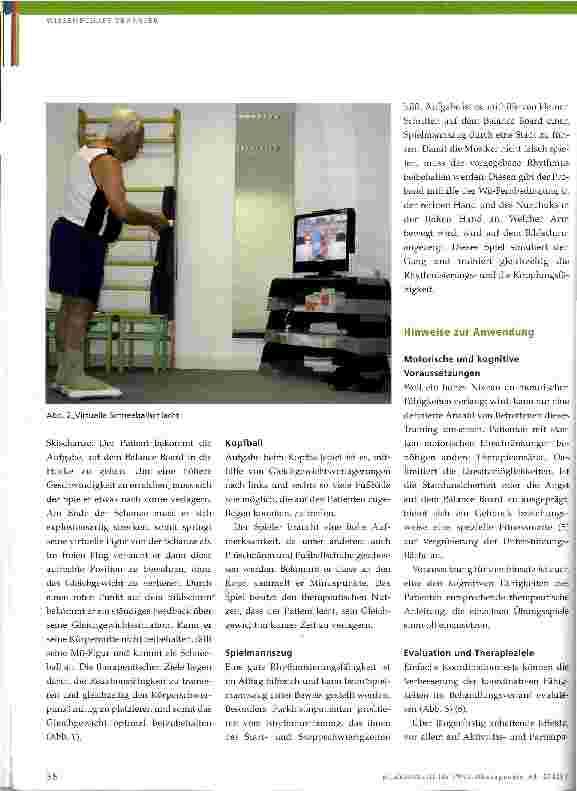 Vorschauseite 3: Virtuelle Rehabilitation