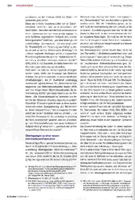Vorschauseite 3: Informationsinfrastruktur für Deutschland