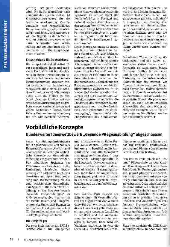 Vorschauseite 2: Pflegekräfte aus Europa
