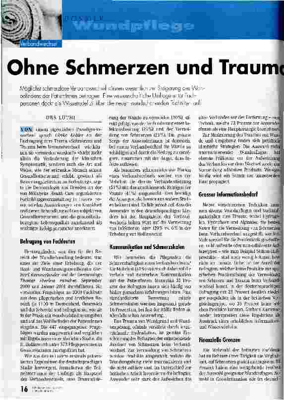Vorschauseite 1: Ohne Schmerzen und Trauma