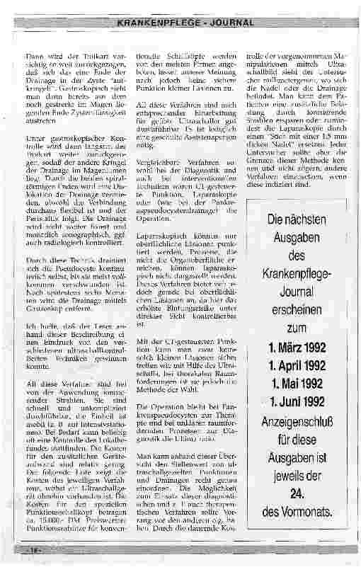 Vorschauseite 6: Ultraschall-gezielte Punktion und Drainagen Vorbereitung - Durchführung - Nutzen