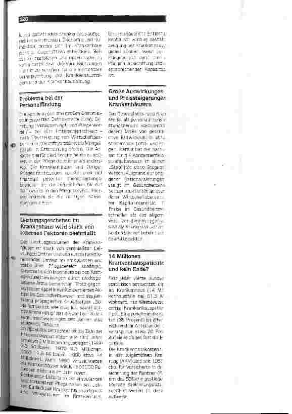Vorschauseite 2: Das Krankenhaus als volkswirtschaftlicher Faktor Modernes Krankenhausmanagement im Dienst am kranken Menschen