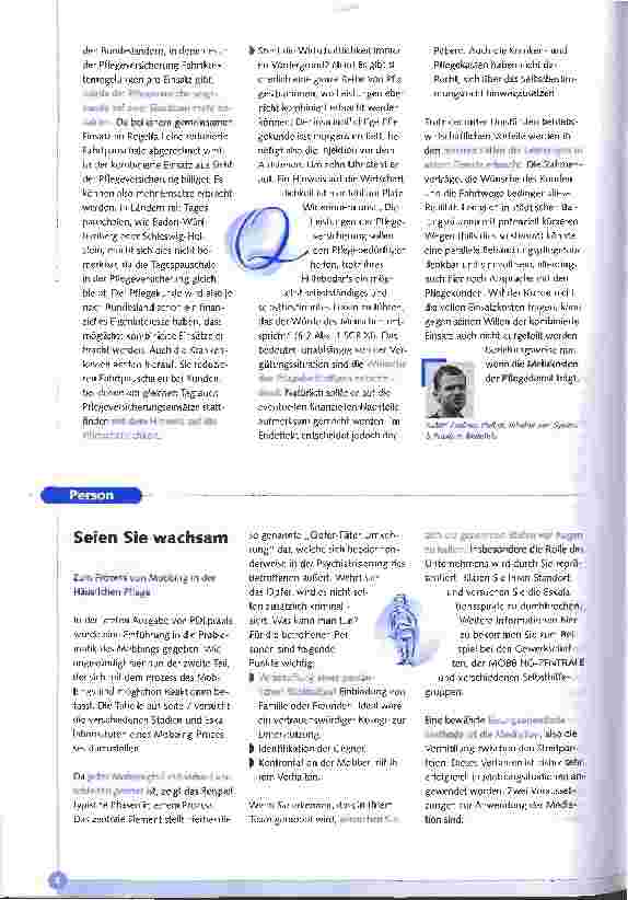 Vorschauseite 6: PDL praxis Magazin für die Pflegedienstleitung