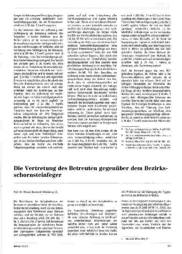 Vorschauseite 2: Das Sachverständigengutachten im Verfahren über die Aufhebung oder Verlängerung der Betreuung