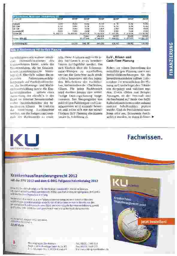 Vorschauseite 3: Kapitaldienstfähigkeit nachweisenDarlehensfinanzierung für Krankenhäuser