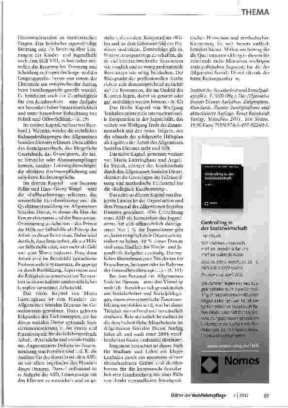 Vorschauseite 2: Aufgaben, Zielgruppen, Standards