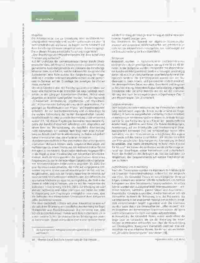 Vorschauseite 3: Berufliche Anerkennung der Ergotherapie und Physiotherapie aus Sicht von Berufsangehörigen