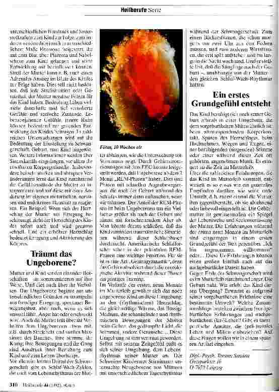 Vorschauseite 3: Das Seelenleben des Ungeborenen