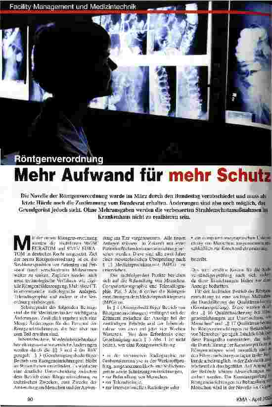 Vorschauseite 1: Mehr Aufwand für mehr Schutz
