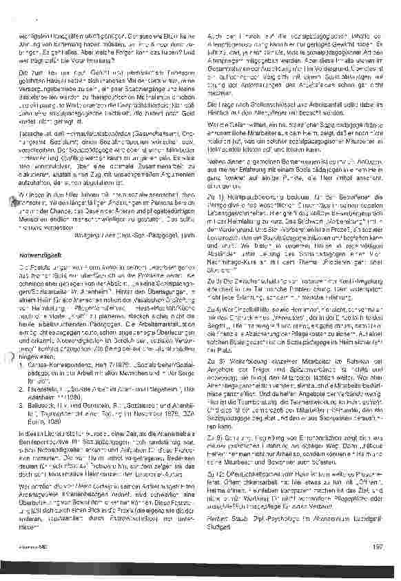 Vorschauseite 3: Sozialpädagogen im Altenund Pflegeheim (III)