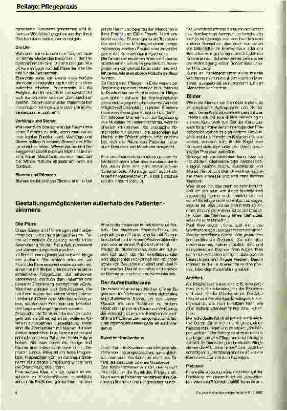 Vorschauseite 5: Architektonische und künstlerische Gestaltung im Pflegebereich