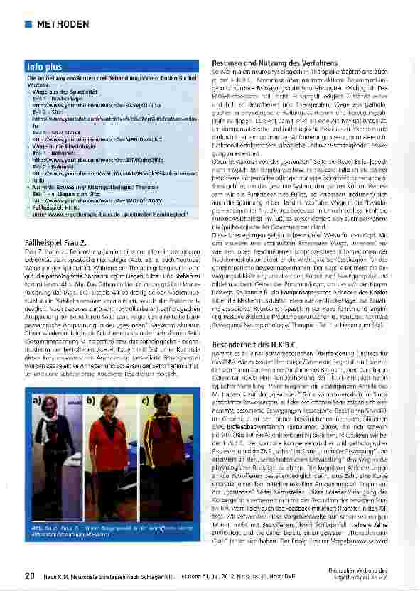 Vorschauseite 3: Neuronale Strategien nach Schlaganfall am Beispiel des M. trapezius