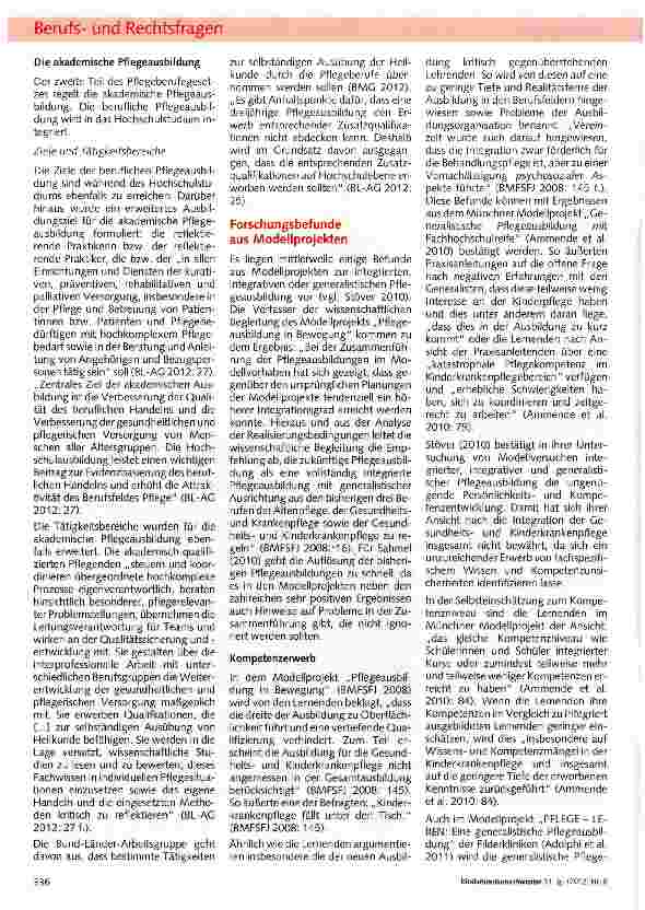 Vorschauseite 3: Eckpunkte für ein neues Pflegeberufegesetz