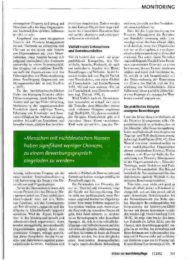 Vorschauseite 2: Vielfalt als Erfolgsfaktor