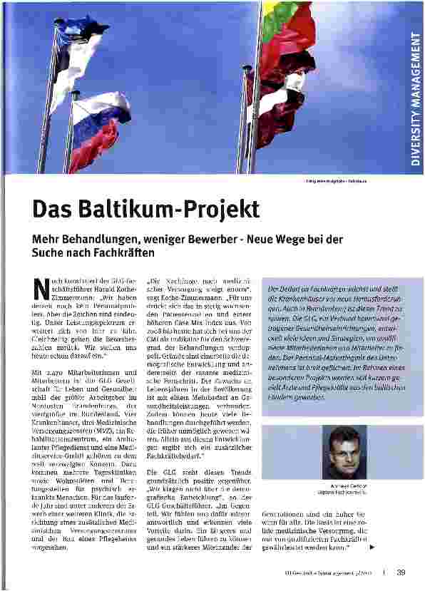 Vorschauseite 1: Das Baltikum-Projekt