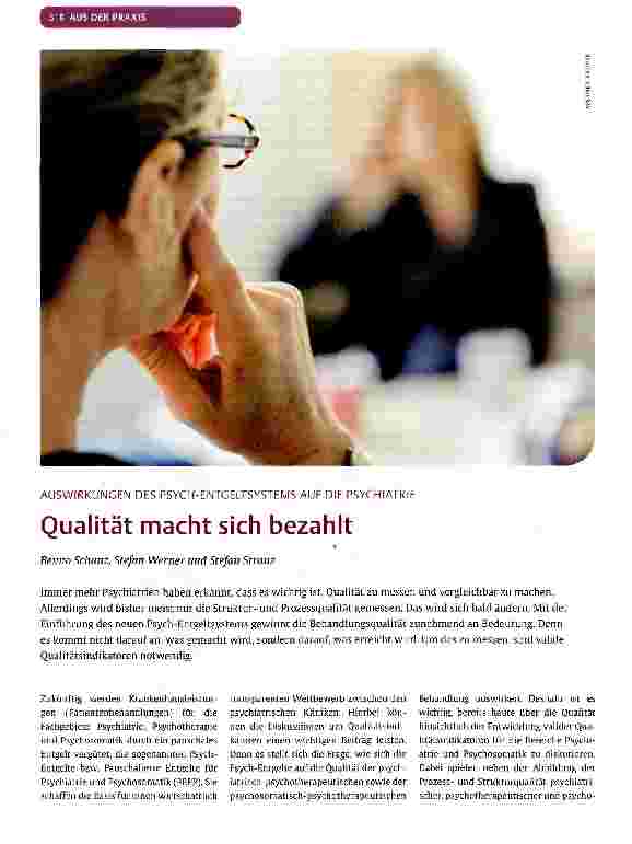 Vorschauseite 1: Qualität macht sich bezahlt