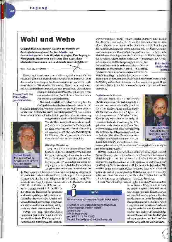 Vorschauseite 1: Wohl und Wehe