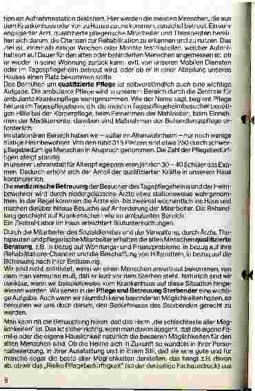 Vorschauseite 5: Krankenpflege und Altenpflege Konkurrenz oder Partner?