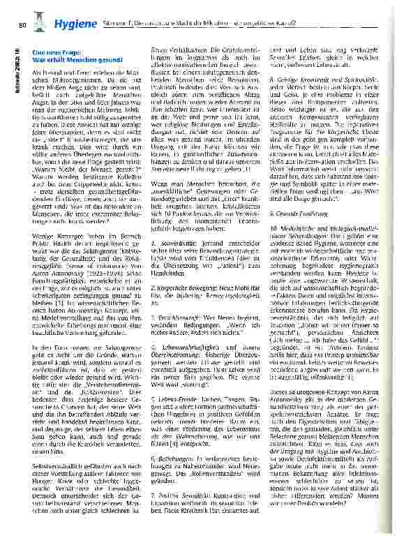 Vorschauseite 3: Die unsichtbare Macht der Mikroben - ein vergeblicher Kampf?