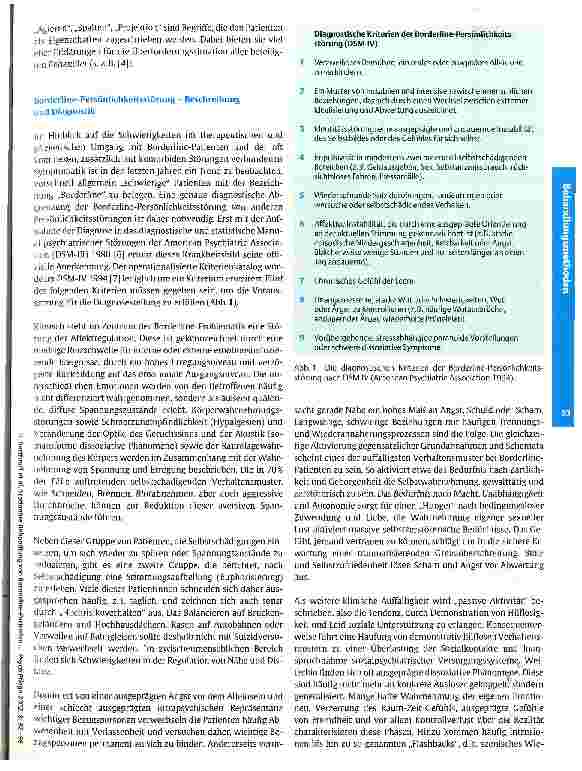 Vorschauseite 2: Die stationäre Behandlung von Borderline-Patienten im Rahmen der Dialektisch Behavioralen Therapie