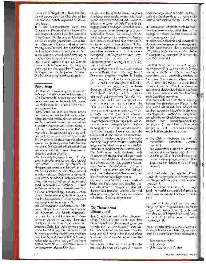 Vorschauseite 3: Vergleichende Darstellung zum Pflegeprozeß 1. Teil
