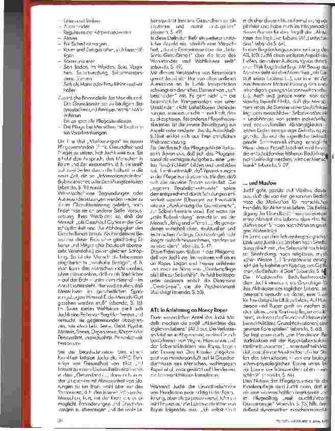 Vorschauseite 5: Vergleichende Darstellung zum Pflegeprozeß 1. Teil