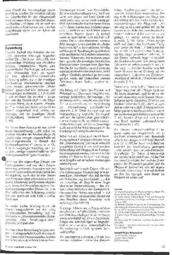 Vorschauseite 6: Vergleichende Darstellung zum Pflegeprozeß 1. Teil