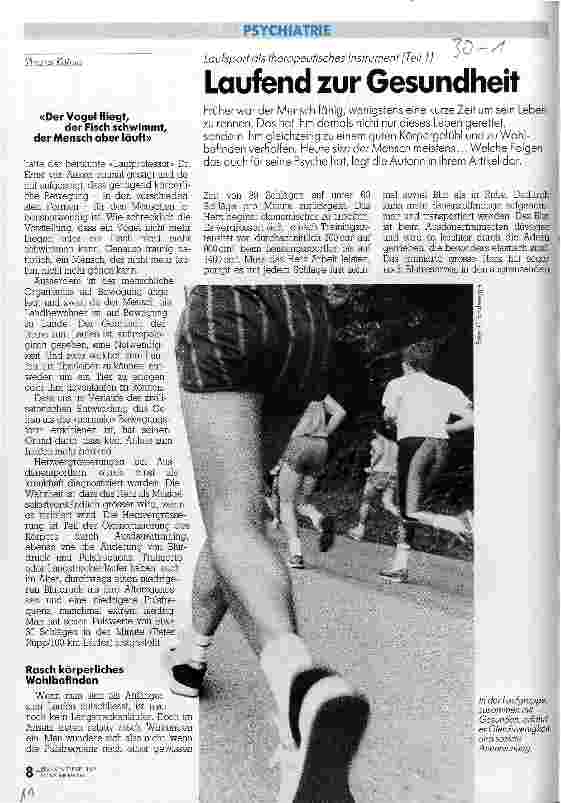 Vorschauseite 1: Laufend zur Gesundheit Teil 1