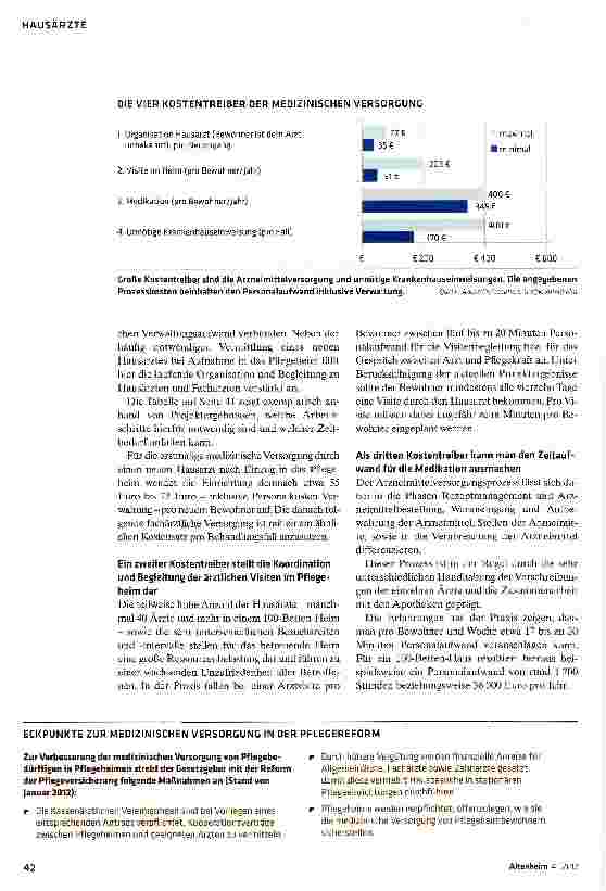 Vorschauseite 3: Was die ärztliche Versorgung im Heim so teuer macht