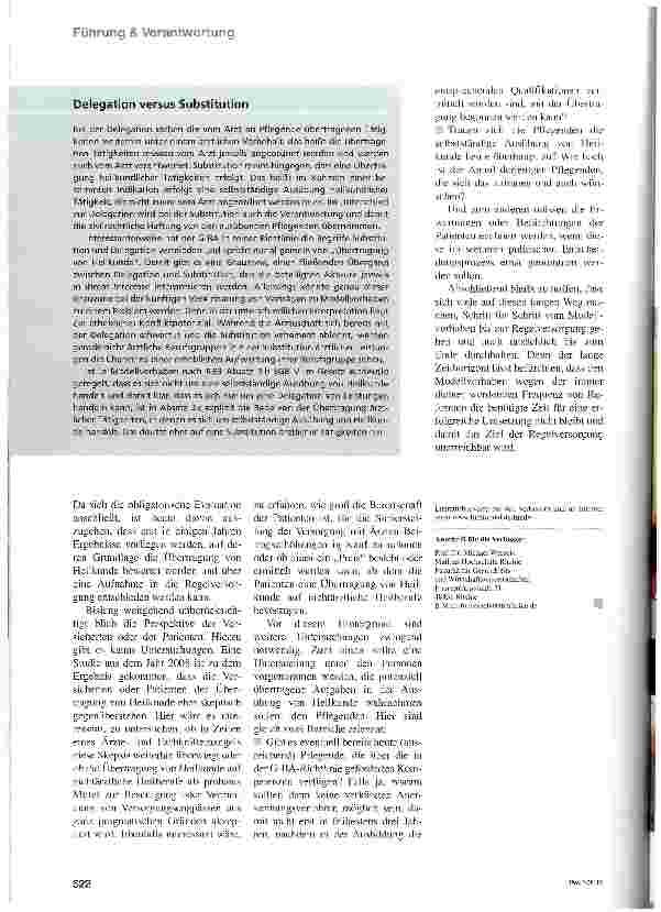 Vorschauseite 5: Was Pflegende können und dürfen sollen