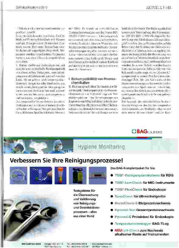 Vorschauseite 2: Reinigung, Desinfektion, Sterilisation