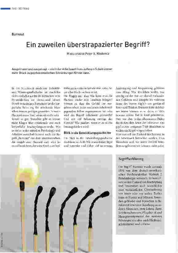 Vorschauseite 1: Ein zuweilen überstrapazierter Begriff?
