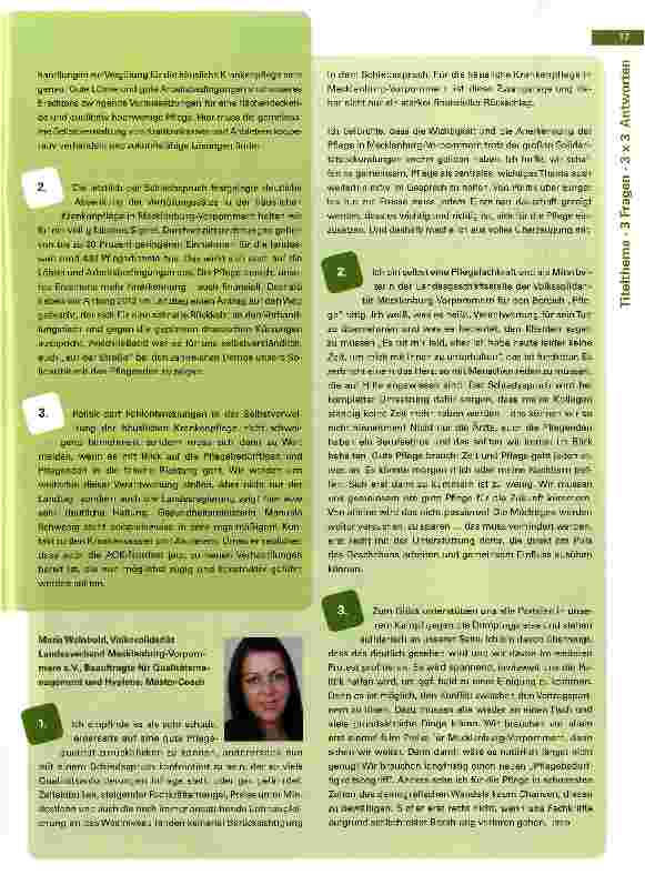 Vorschauseite 2: Drei Fragen an drei Redner