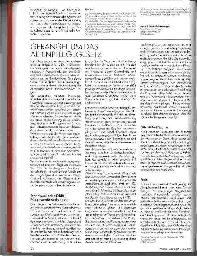 Vorschauseite 4: Vergleichende Darstellung zum Pflegeprozeß 3. Teil