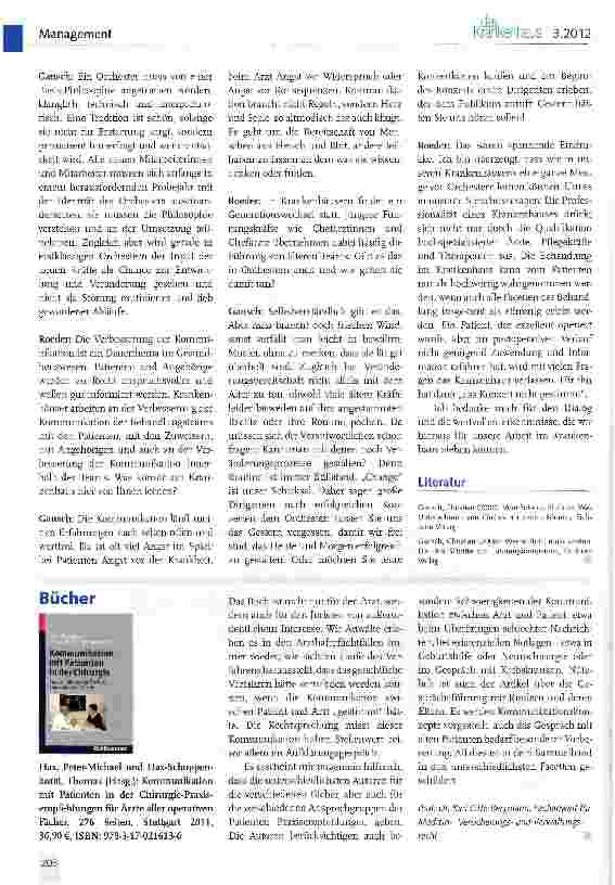 Vorschauseite 4: Management Dialog zwischen Vertretern verschiedener Welten