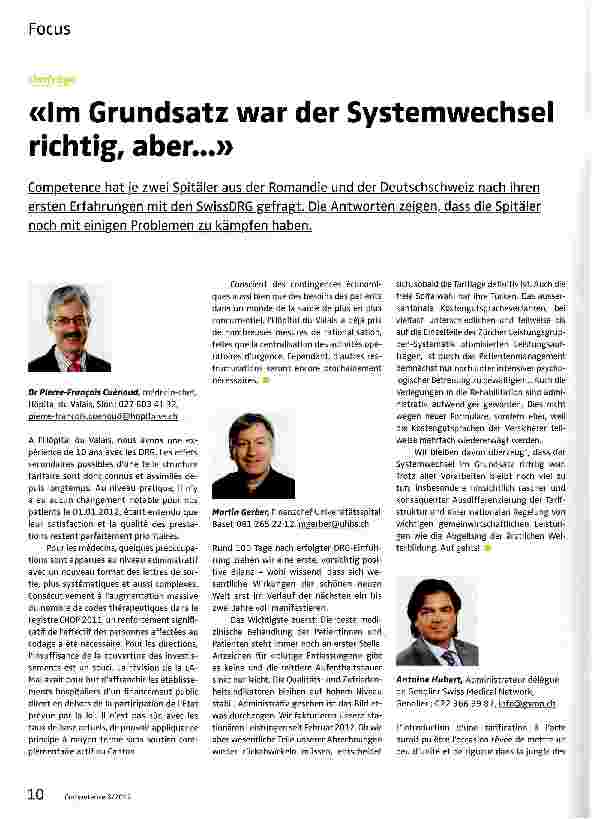 Vorschauseite 1: Im Grundsatz war der Systemwechsel richtig, aber. ..