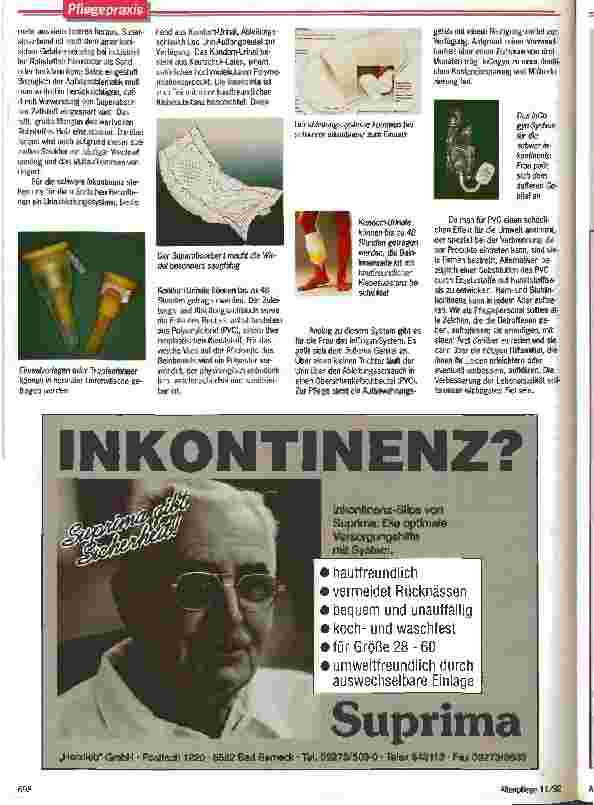 Vorschauseite 2: Inkontintenzhilfen unter der Lupe Auf der Suche nach umweltfreundlichen Urin-Auffangssystemen