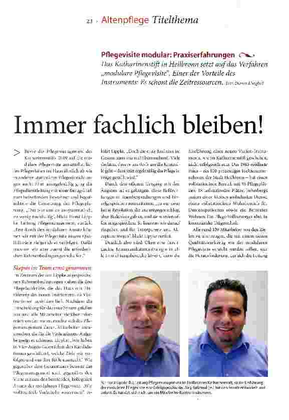 Vorschauseite 2: Immer fachlich bleiben!