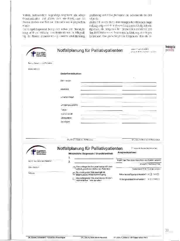 Vorschauseite 3: Pflegeheim bleiben bis zuletzt-Notfallplanung für PalliativpatIINen