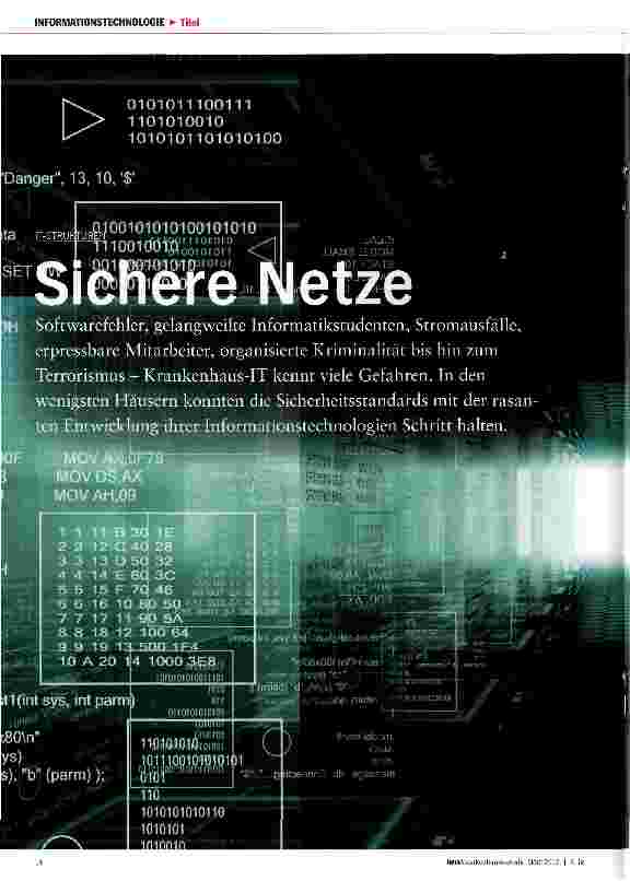 Vorschauseite 1: Sichere Netze