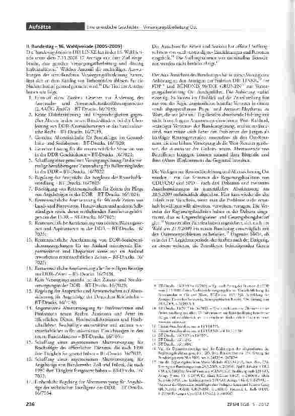 Vorschauseite 2: Eine unendliche Geschichte -Versorgungsüberleitung Ost