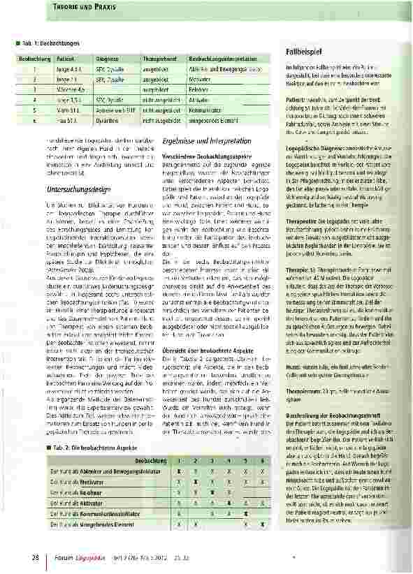 Vorschauseite 3: Therapiebegleithunde in der Logopädie