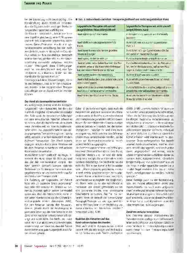 Vorschauseite 5: Therapiebegleithunde in der Logopädie